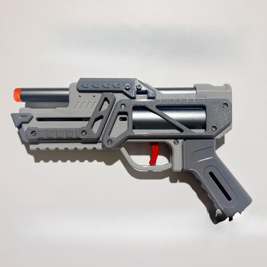 3D Printed Luban Sponge Soft Bullet Dart Gun-Manual Single Shot Toy Gun