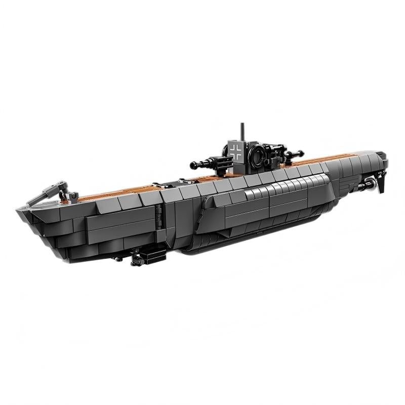 WWII German U-boat Military Building Block Toy