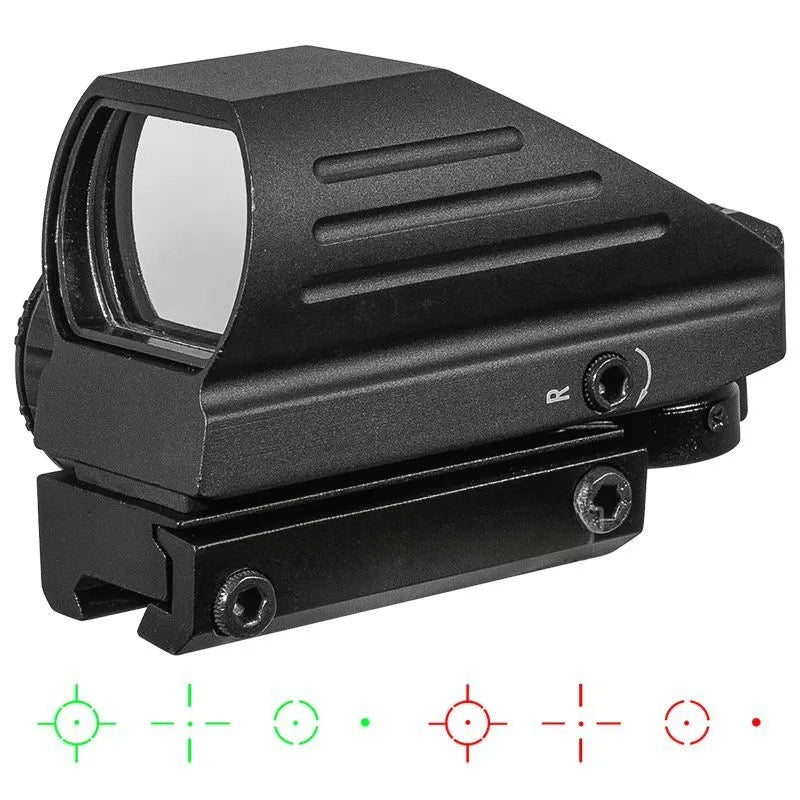 Metal Four-Point M4 Universal 20mm Slide Rail HD103 Adjustable Up, Down, Left, Right And Red Dot