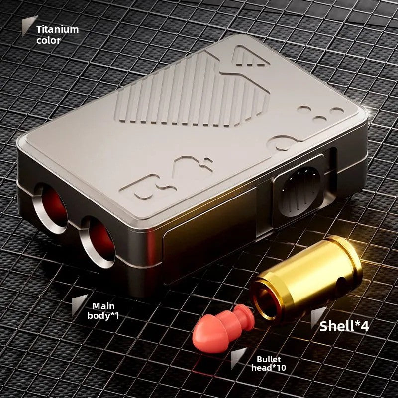 Metal Playing Card Shell Ejection Decompression Toy