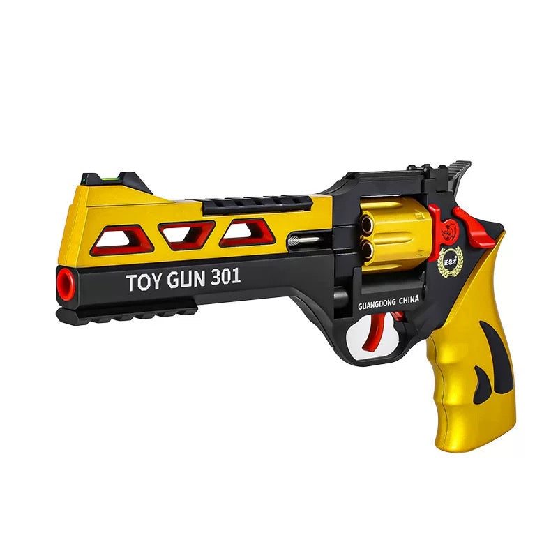 Metal Revolver Shell Ejection Soft Bullet Gun