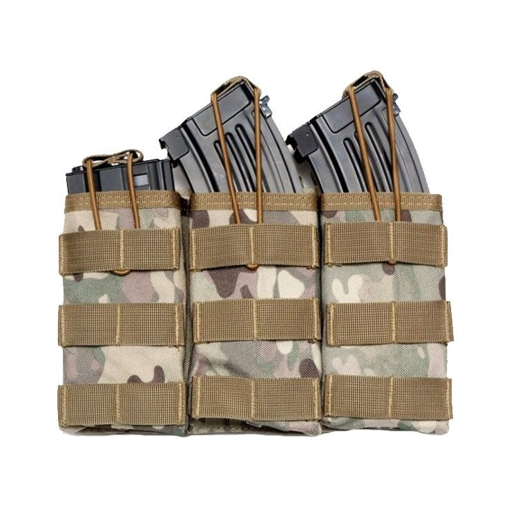 Outdoor Tactical Triple Magazine Pouch Multi-Function Vest Accessories Magazine Bag