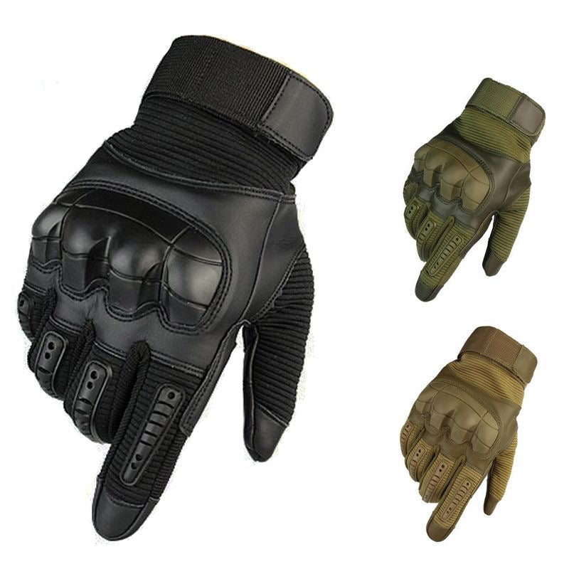 PU Leather Outdoor Multi-Function Tactical Military Full-Finger Touch Screen Gloves