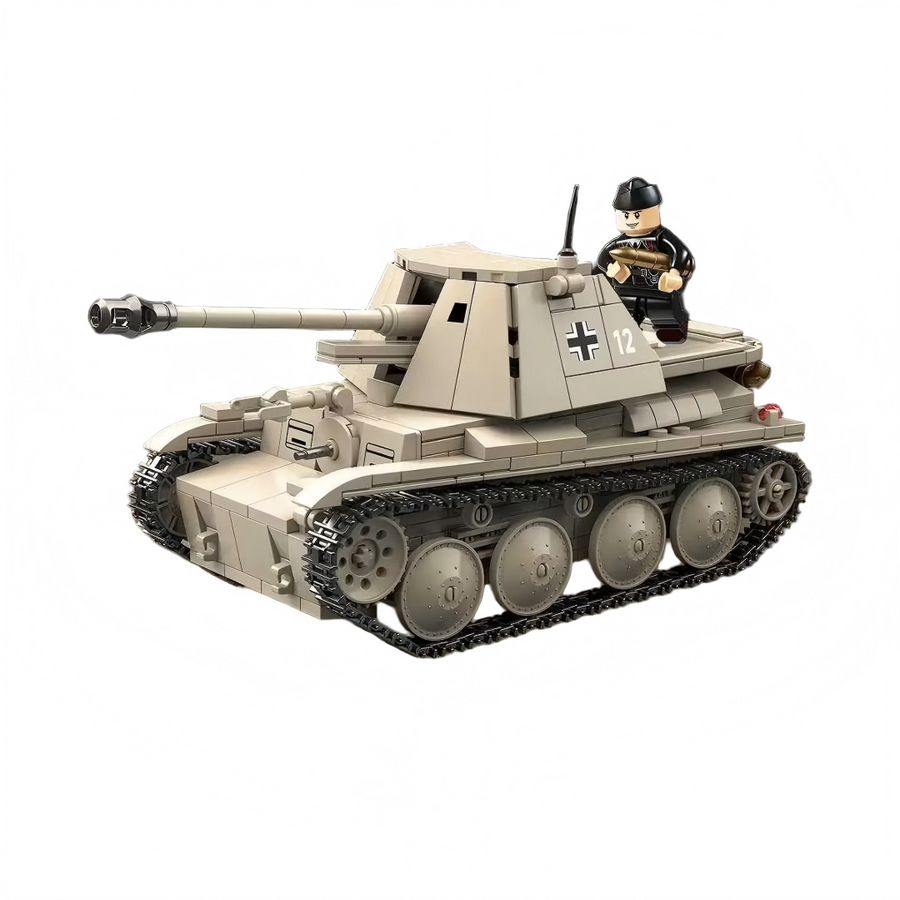 German Marder III H Tank Building Blocks Toy