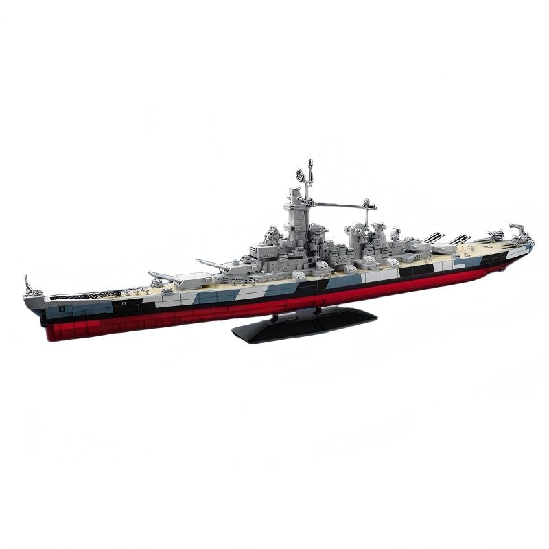WWII USS Montana Building Blocks Model