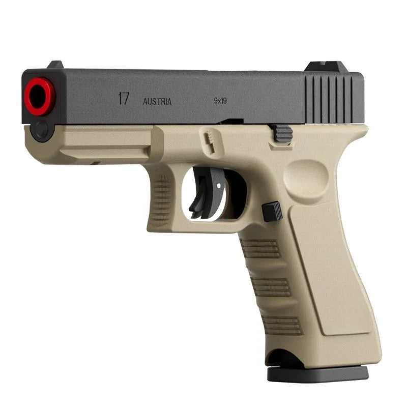 G17 Dual-Mode/ Dual-Barrel Blowback Laser Gun Dart Blaster