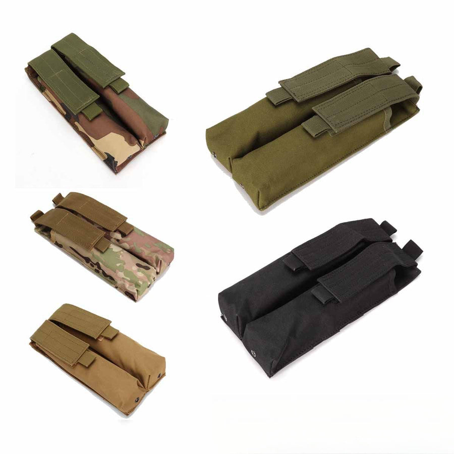 P90/UMP/MP5 Outdoor Tactical Multi-Purpose Double Magazine Pouch Molle Accessory Bag