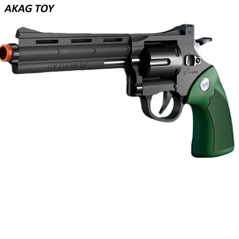 357/ZP-5 Shell Ejection Revolver Soft Bullet Gun - Toy Gun