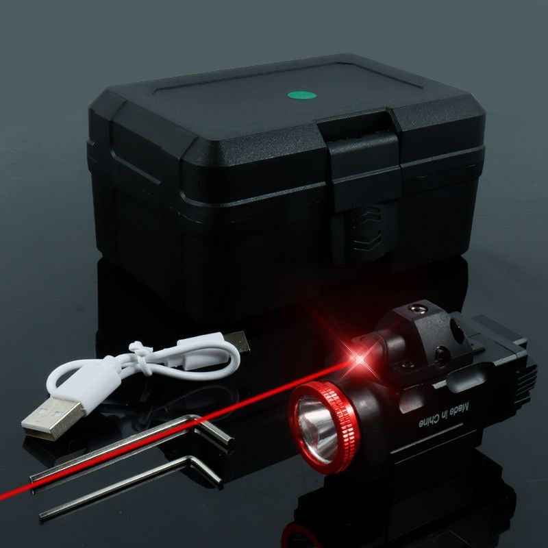Metal-Mounted Tactical Flashlight Infrared