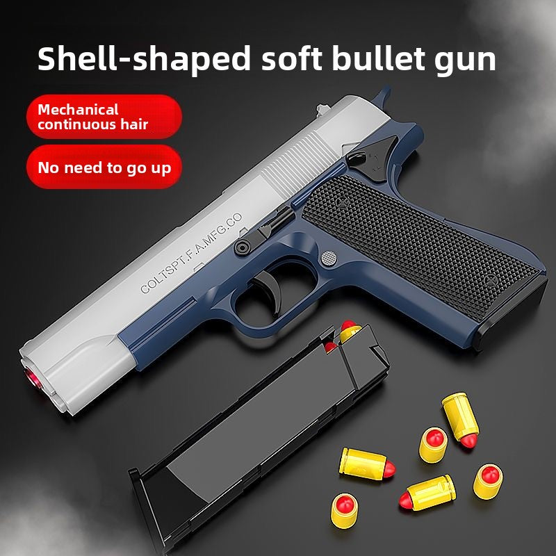 M1911 Automatic Shell Ejection Soft Bullet Toy Gun