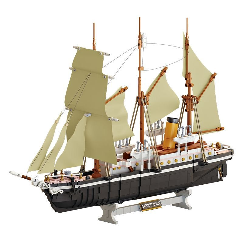 Large Endurance Sailboat Building Blocks Model