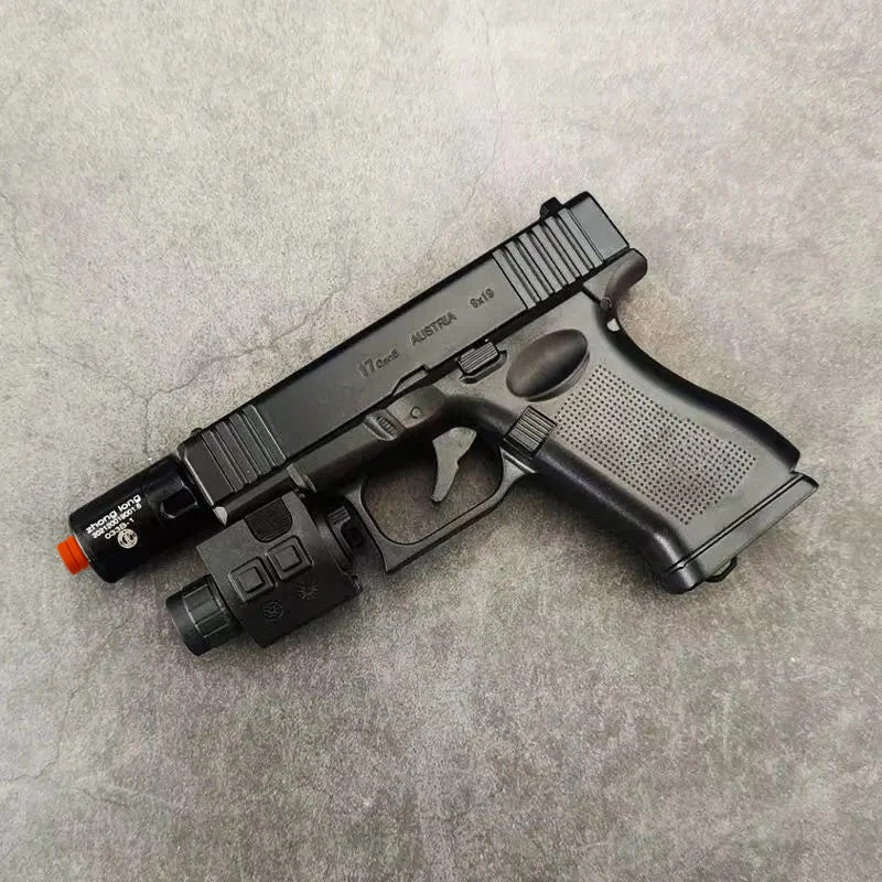 G17 Gun-Shaped Metal Inflatable Windproof Lighter