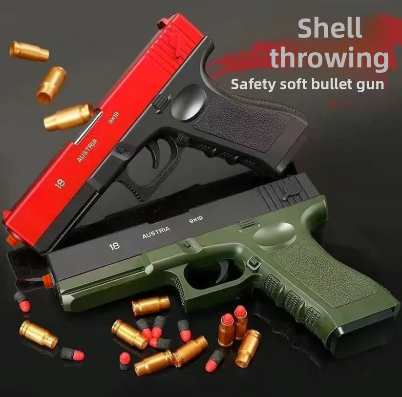 New Manual Shell Ejection Soft Bullet Gun-Toy Pistol