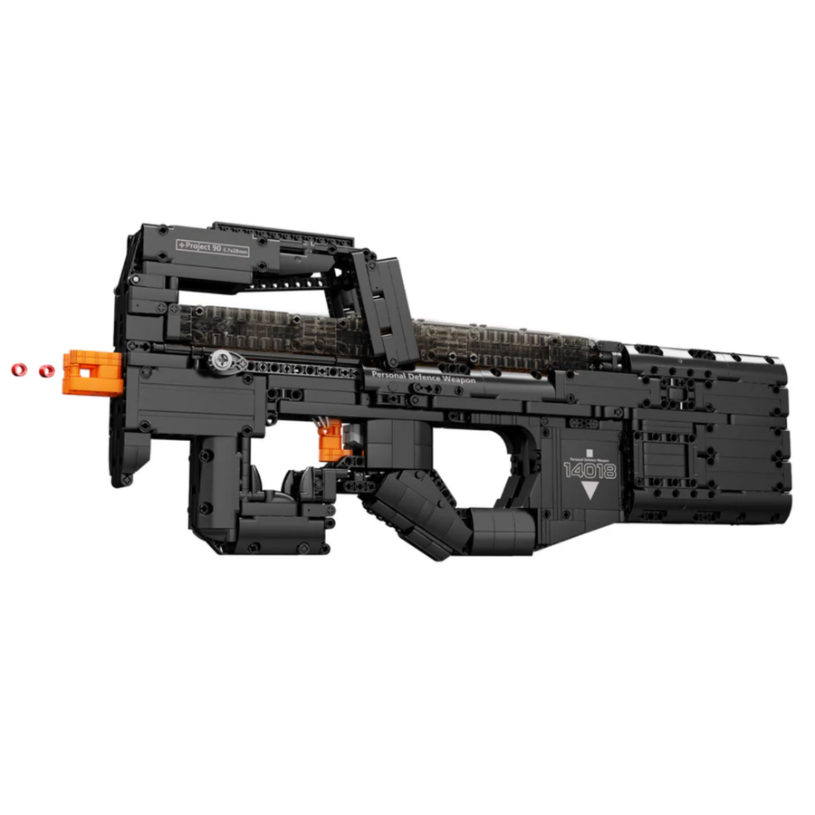 P90 Electric Building Block Toy Gun Model