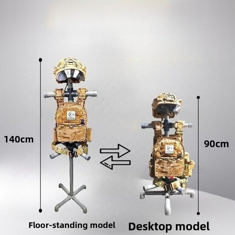 Tactical Vest and Helmet Tactical Equipment Display Rack