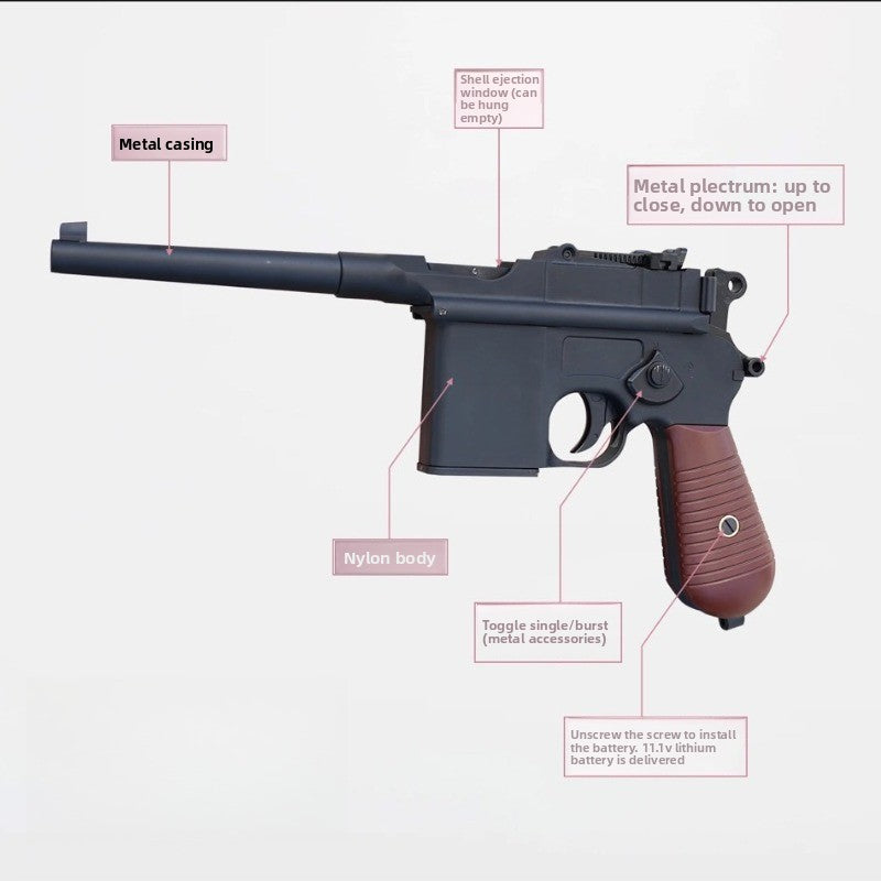 GQH Mauser C96 V2 Electric Shell Ejection Dart/Gel Blaster