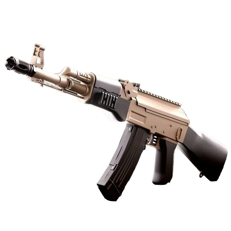 AK47 Mechanically Linked Shell Ejection Soft Bullet Gun