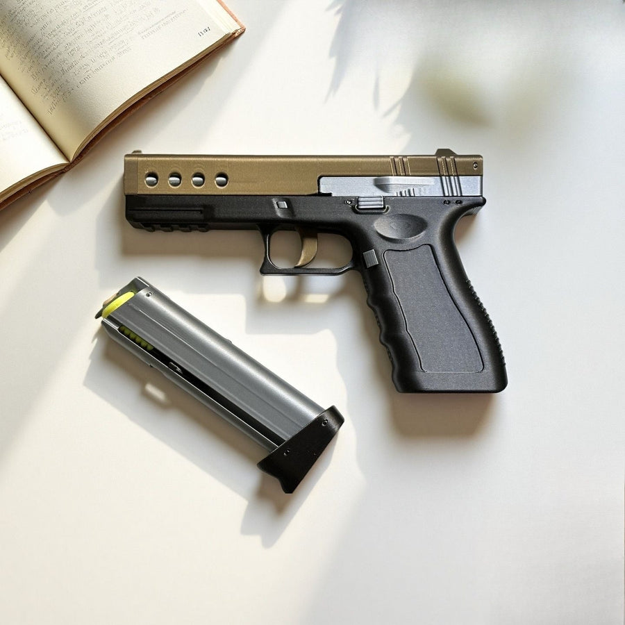 G18 3D Printed Manual Continuous Launch Frisbee Toy Gun