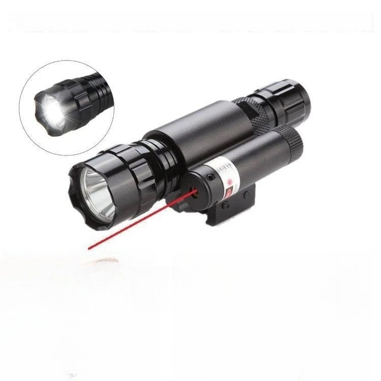 Bast-9 High-Intensity Adjustable Tactical Flashlight And Laser Sight