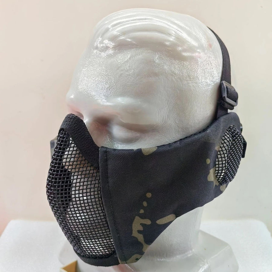 Bazaar V14 Face and Ear Protection Steel Mesh Tactical Mask