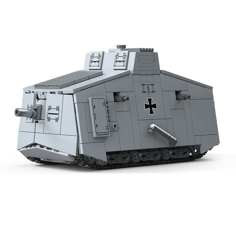 World War I German A7V Heavy Tank Building Blocks