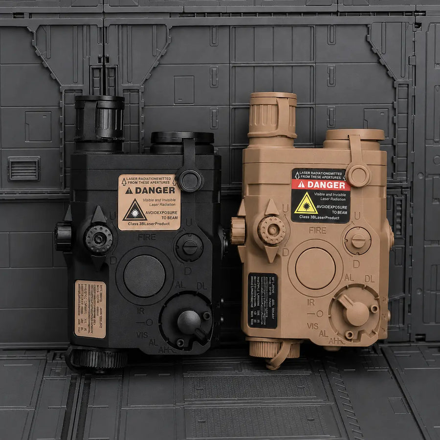Red Laser+Green Laser+Flashlight Multifunctional Tactical Beam Battery Case