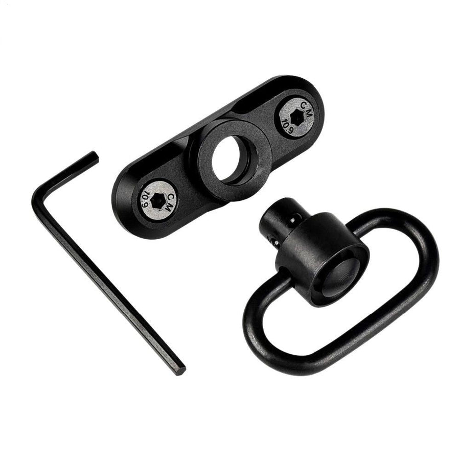Metal QD Quick Release Swivel Sling Mount with M-LOK Base