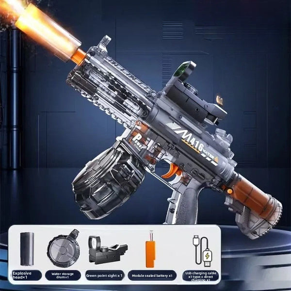 M416 Removable Buttstock Electric Water Gun Children's Toy Gun