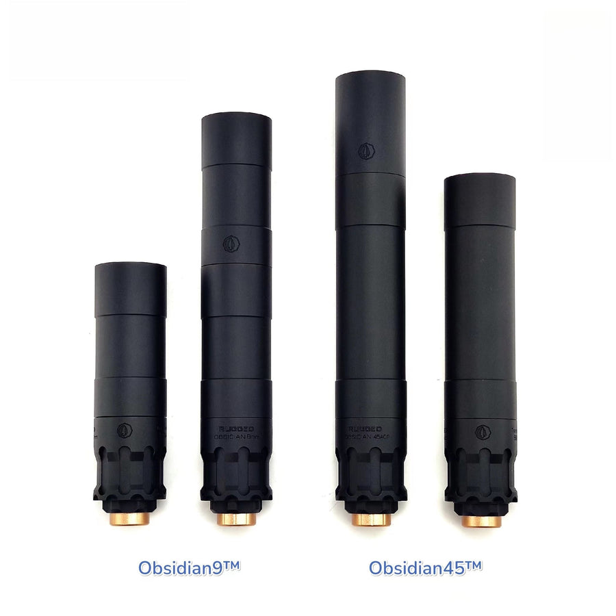 Obsidian 9/45 14mm CCW Threaded Extension Tube Front Pipe 2 Pack