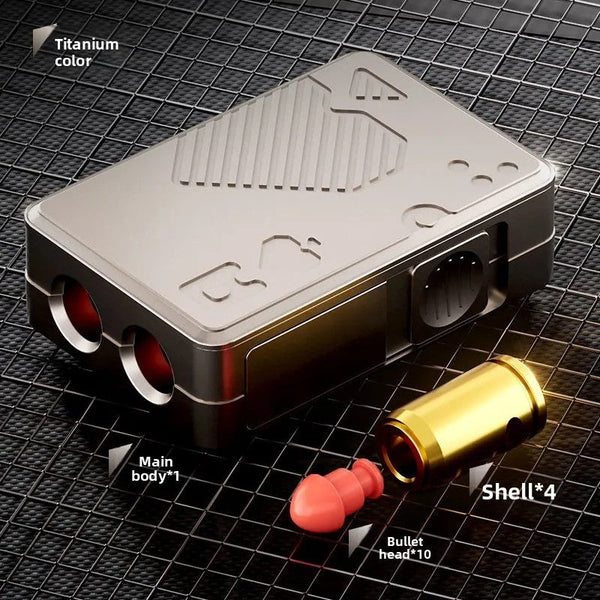 Metal Playing Card Shell Ejection Decompression Toy