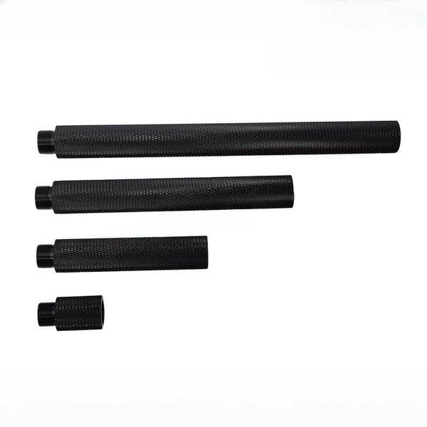 SLR Knurled Metal Sleeve 14mm CCW Extension Tube 4-Pieces