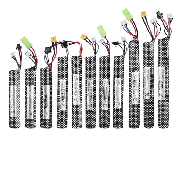 Cylindrical Gel Blaster Li-ion Battery 2000mAh / 2200mAh 7.4V