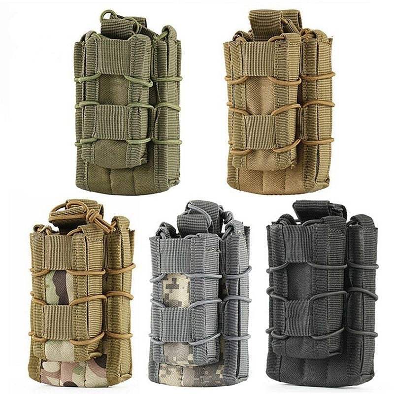 Outdoor Tactical Double-Link Magazine Pouch MOLLE Accessory Bag