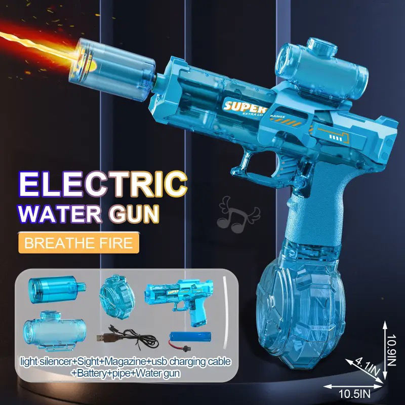 High-Voltage Electric Flash Water Gun