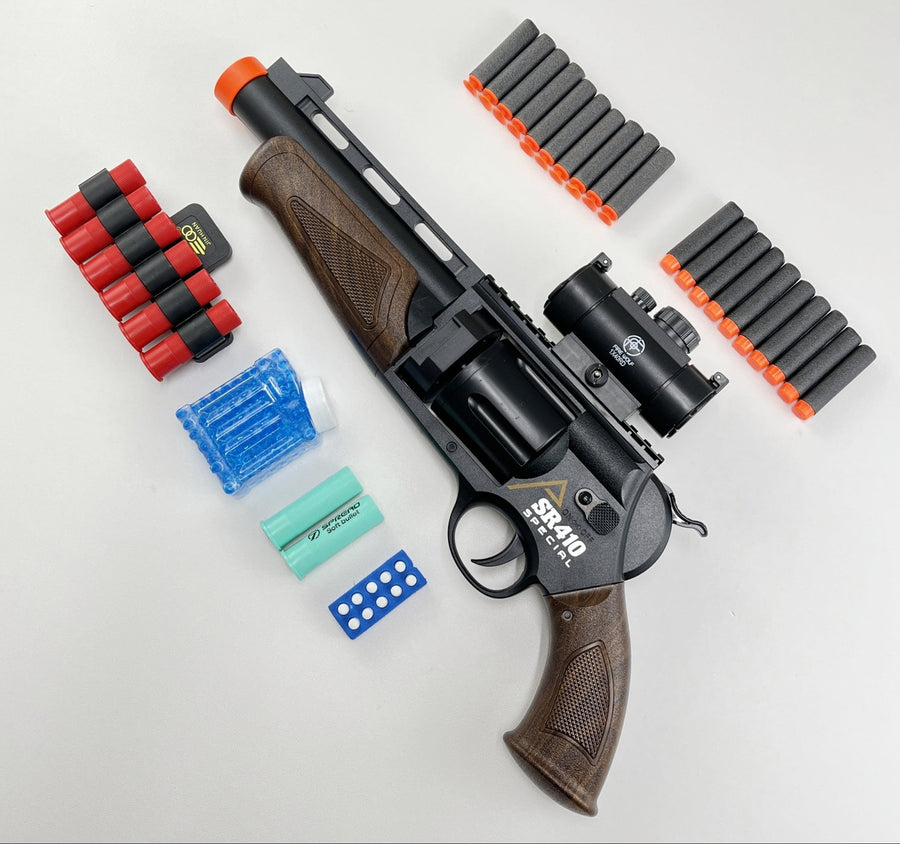 SR-410 Soft Bullet Gun-Gel Blaster-Revolver