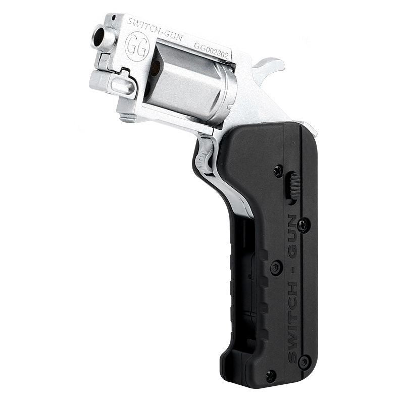 Metal Assassin Revolver Foldable Pistol-Soft Bullet Toy Gun