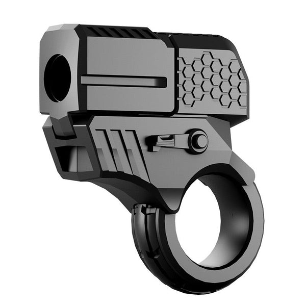 Alloy Decompression Toy Metal Ring Fingertip Toy Gun