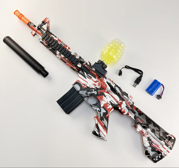 M416 Fully Automatic Electric Burst Graffiti Gel Blaster - Assault Rifle