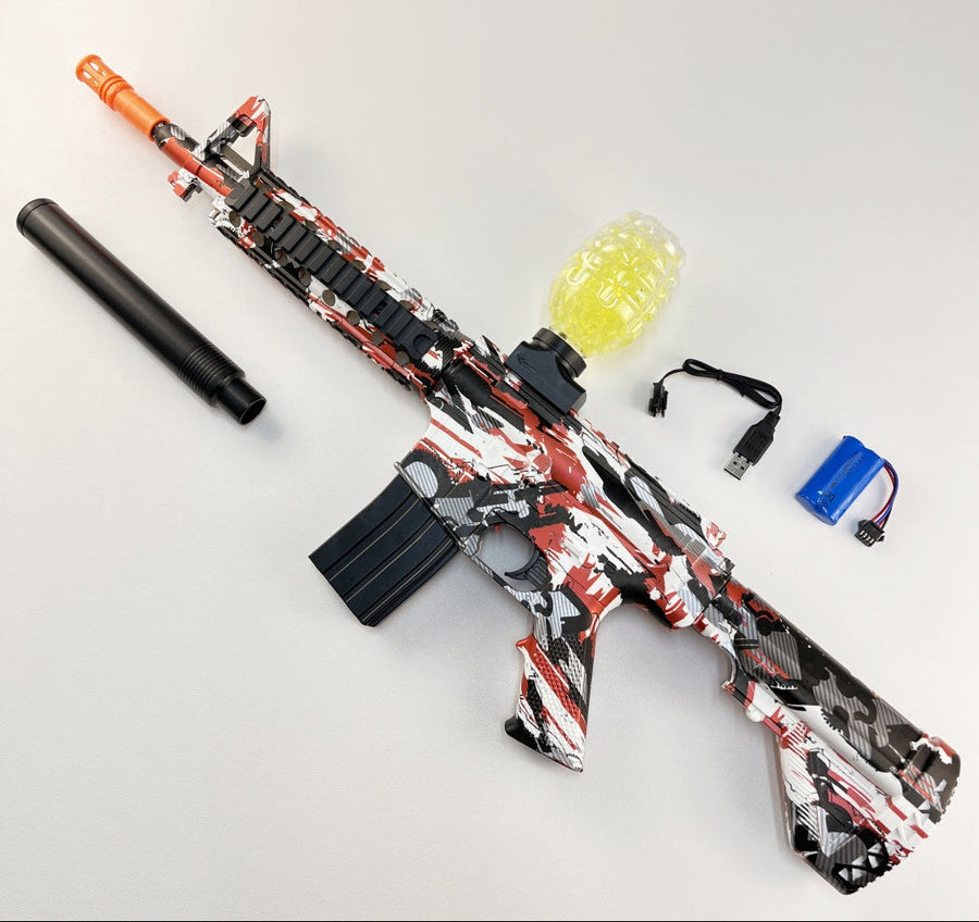 M416 Fully Automatic Electric Burst Graffiti Gel Blaster - Assault Rifle