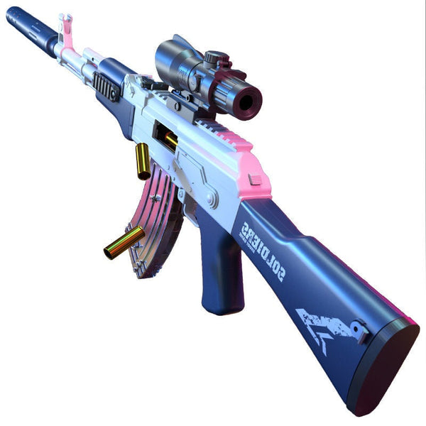 AKM-AK47 Shell Ejection Soft Bullet Toy Gun