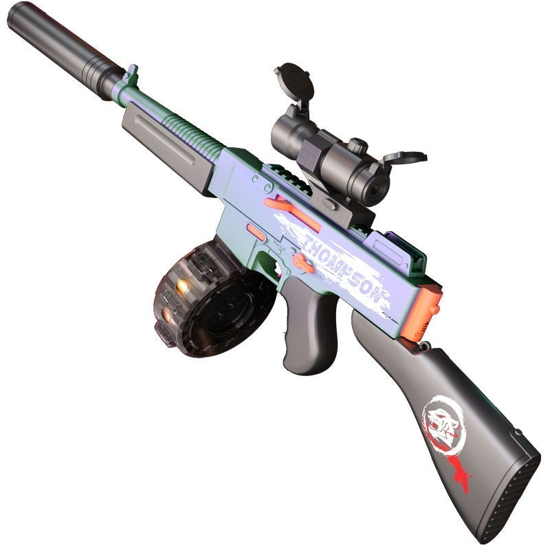 Thompson Electric Burst Shell Ejection Soft Bullet Toy Gun