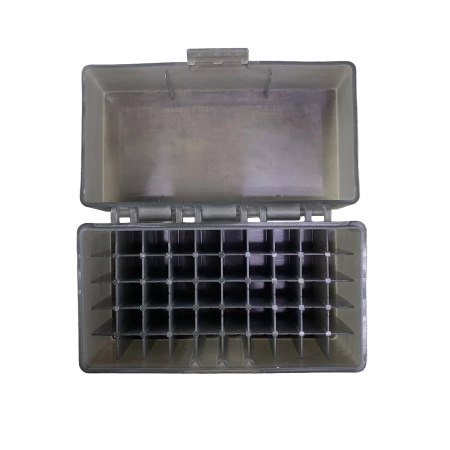 9mm 50-Compartment Portable Bullet Model Storage Box
