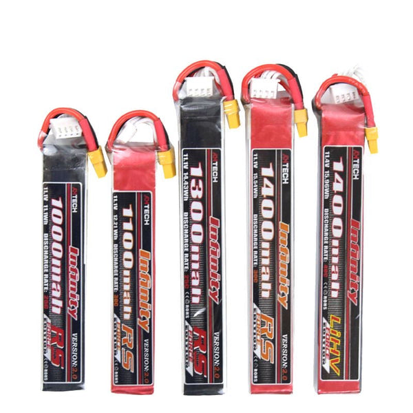Infinity XT30 SM Tamiya connector 2-3S LiPo battery 7.4V 11.1V