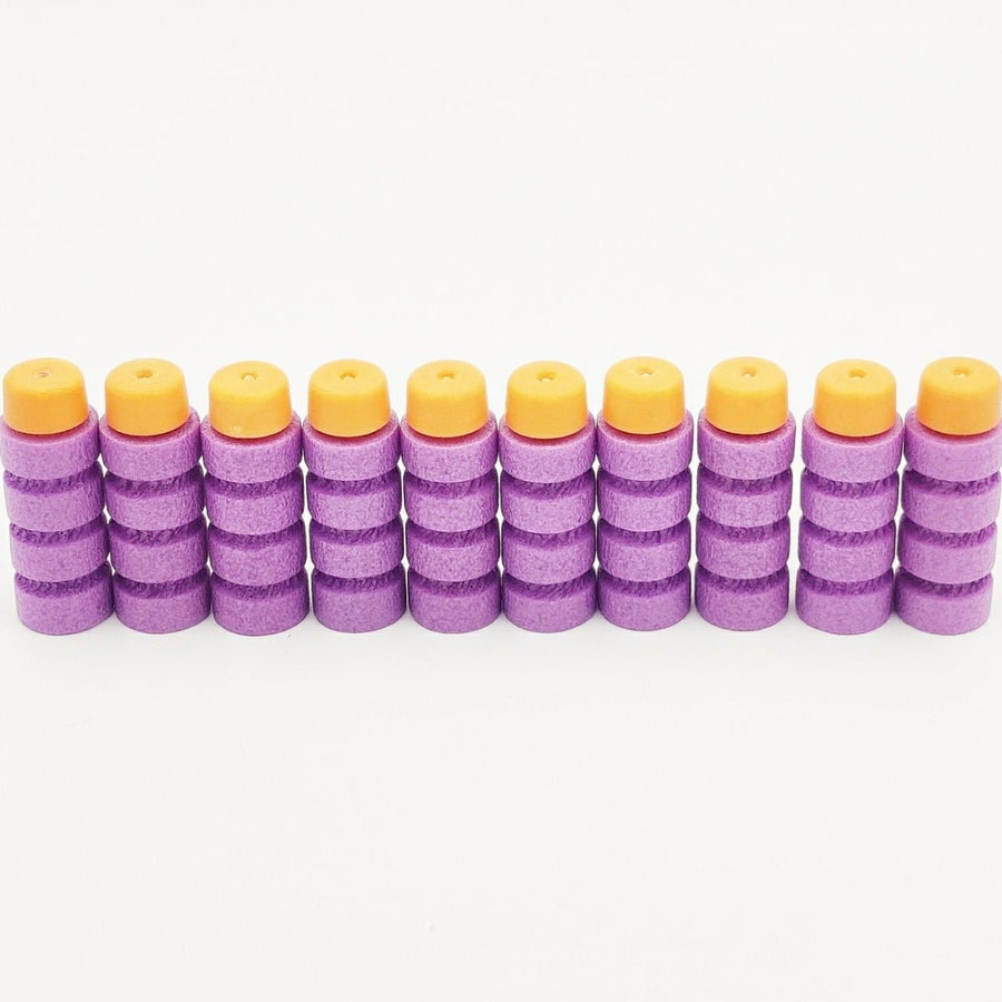 Worker 4-Ring Bamboo Joint High-Density Sponge Short Darts(200 pieces)