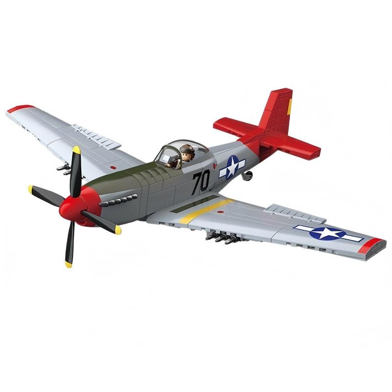 WWII U.S. Air Force P-51D Mustang Building Blocks