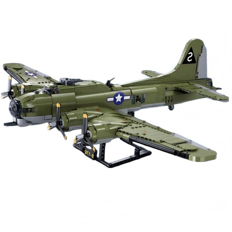 B-17GS Flying Fortress Bomber Building Block Model
