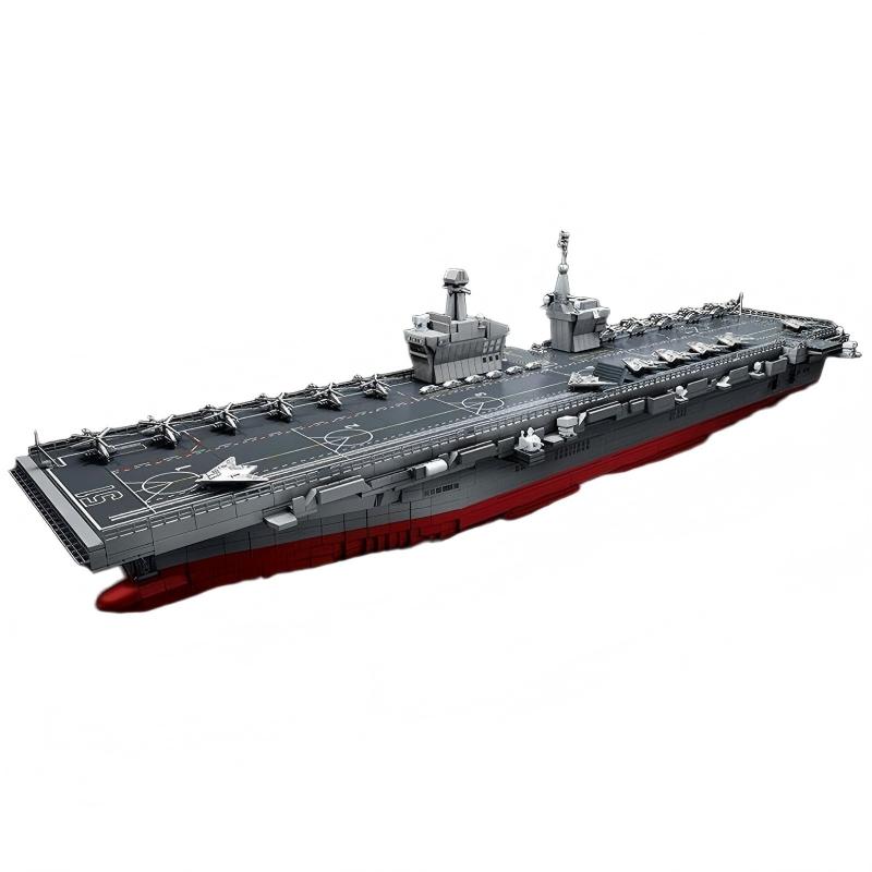 Type 076 Amphibious Assault Ship Building Blocks Model