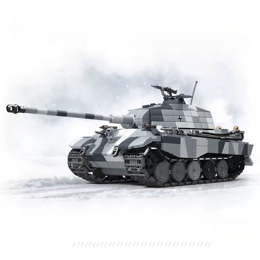 WWII German Tiger II Heavy Tank Building Blocks