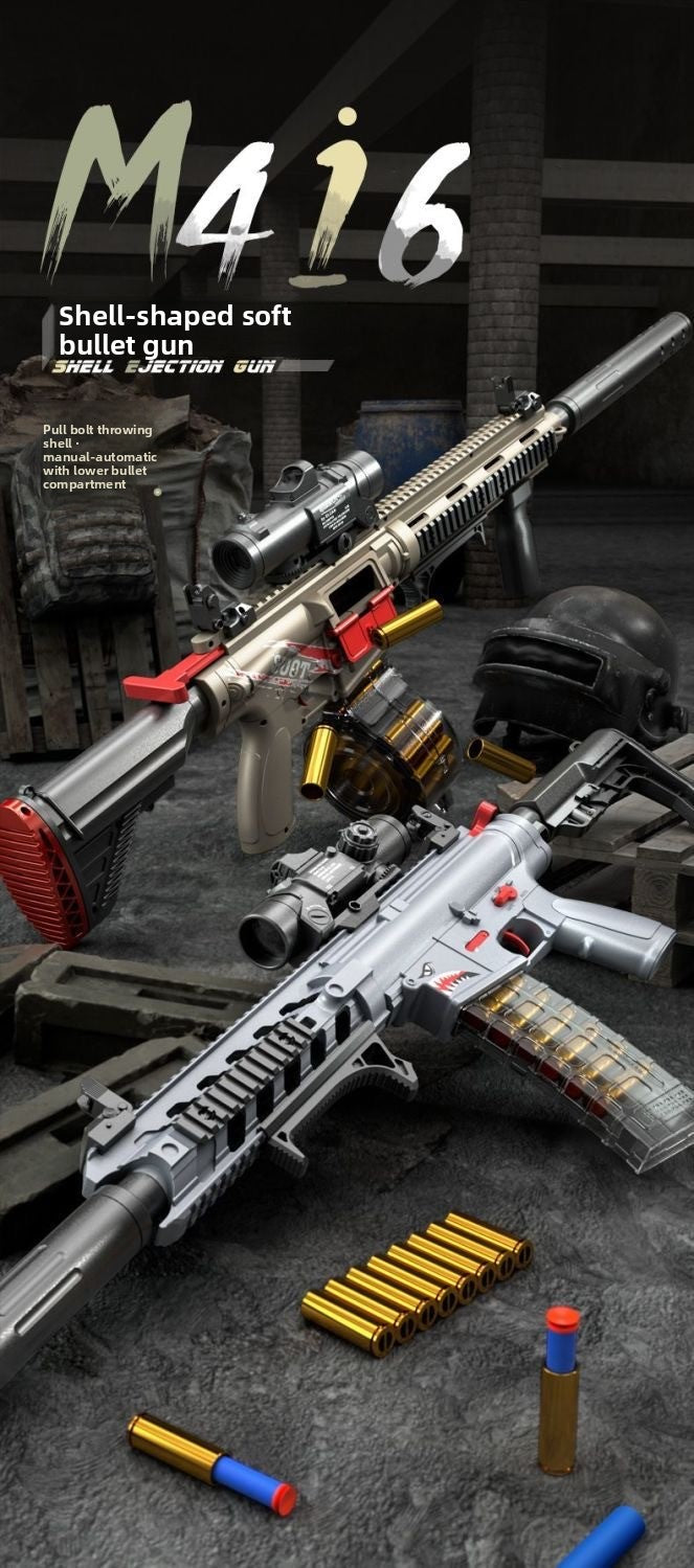 M4A1/M416 Electric Shell Ejection Soft Bullet Toy Gun