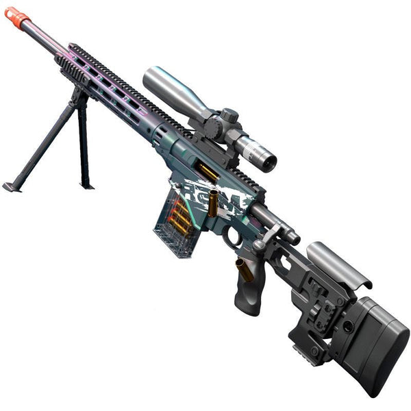 MSR Manual Shell Ejection Soft Bullet Toy Gun-Children Sniper Rifle